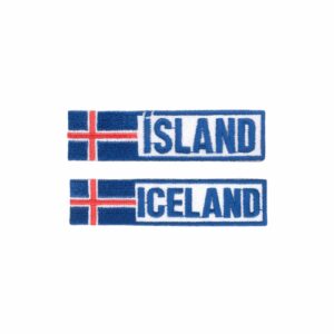 Íslands merki - Ílangt - Ofið